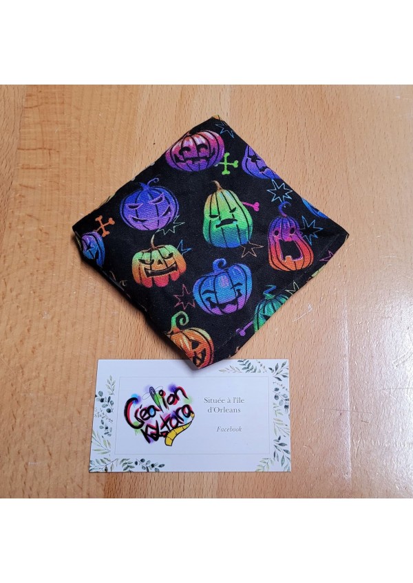 Jouet Pour Chat Thématique Halloween Par Créations Kytara - Motif Citrouilles Colorées